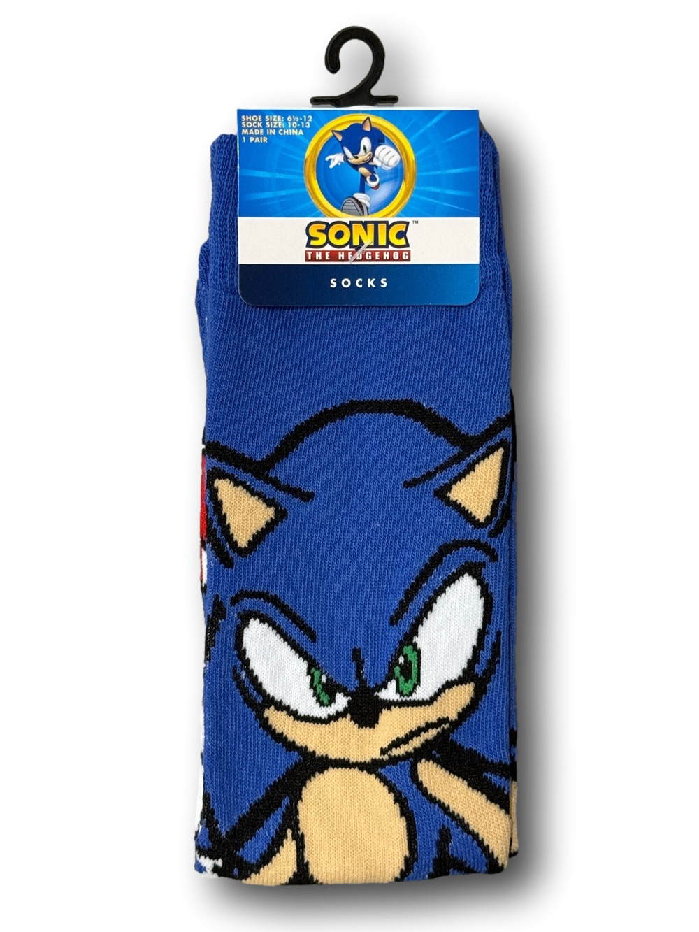 3/$20 Sonic The Hedgehog Sega Funny Novelty Crew Socks - NWT